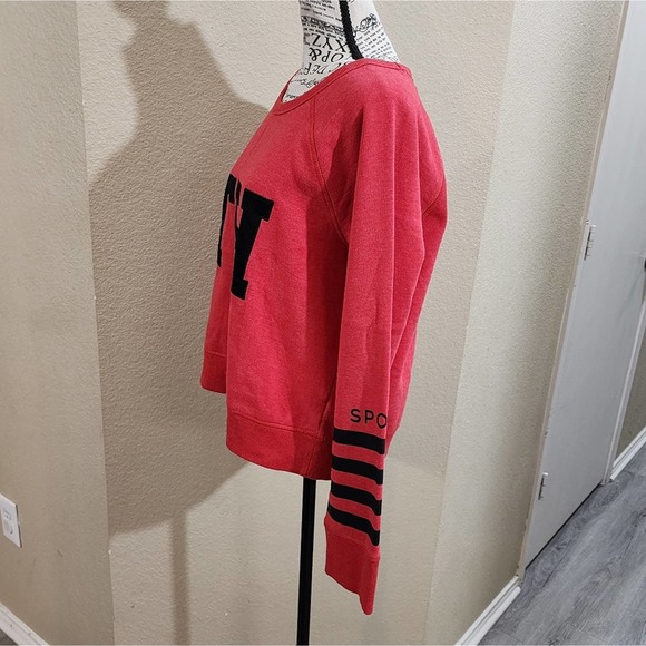 Tommy Hilfiger red and black logo vintage 90s style sweatshirt‎ size large - Picture 3 of 6